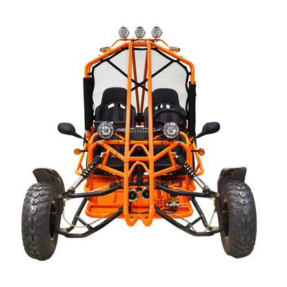 Massimo GKA 200 169cc EFI Adult Go Kart with 10HP Engine, 2WD Off-Road Go Cart, Dual Seats, Red