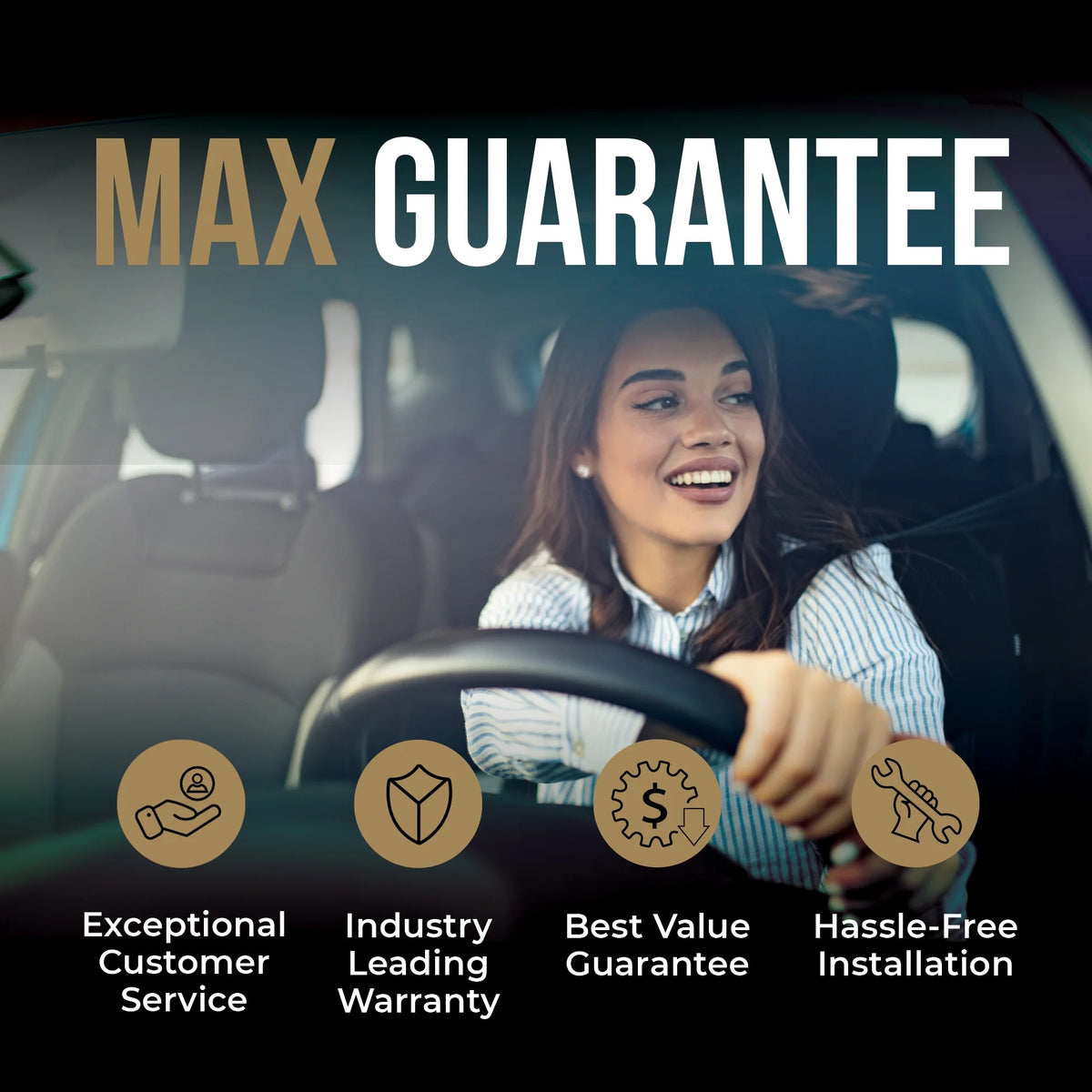 Max Advanced Brakes - Brake Kit for 2006-2011 2012 2013-2018 Dodge Ram 1500 5 Lug 2007-2009 Dodge Durango Front Replacement Cross Drilled Disc Brake Rotors and Ceramic Brake Pads
