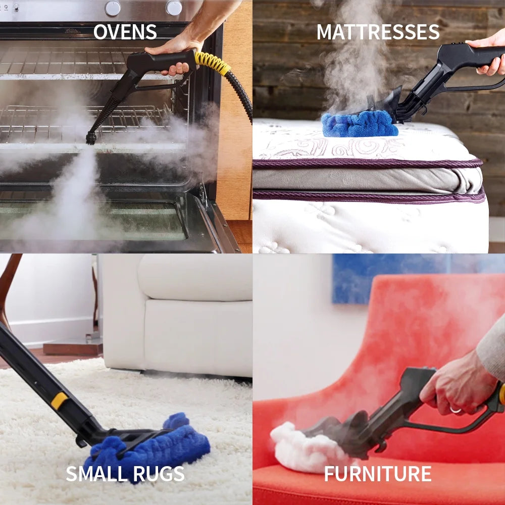 TOSCA�?Steam Cleaner by Dupray,  a Commercial-Grade Cleaner with Enamel-Coated Steel Case and Intuitive Digital Interface. 1600w of Power.