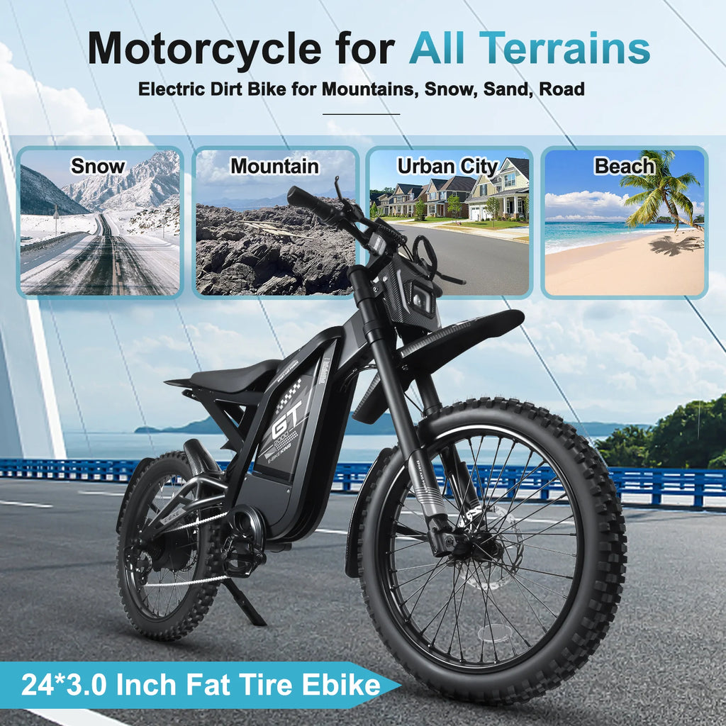 Hipatoo 26" Electric Bike 500W 20MPH E-bike, 36V 10.4Ah Battery, Ebike for Adults, E Bike UL2849
