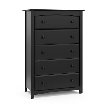 Storkcraft Kenton 5 Drawer Nursery Dresser, Pebble Gray
