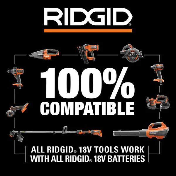 18V Cordless 8-Tool Combo Kit with (3) Batteries, Charger, and Bag with 18V Cut-Out Tool