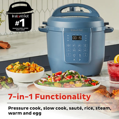 Instant Pot 6Qt RIO Chef Series 7-in-1 Multi-Cooker, Pressure Cooker, Slow Cook, & More, Black