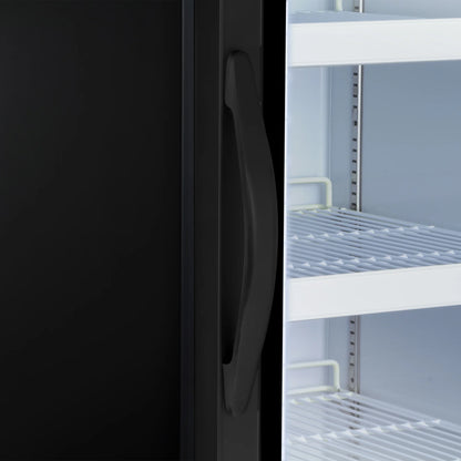 Maxx Cold Single Glass Door Merchandiser Freezer, Free Standing, 25"W, 12 cu. ft. Storage Capacity, in Black (MXM1-12FBHC)