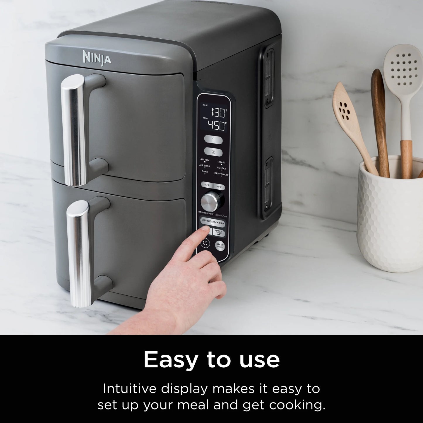 Ninja DoubleStack XL 10 QT 2-Basket Air Fryer