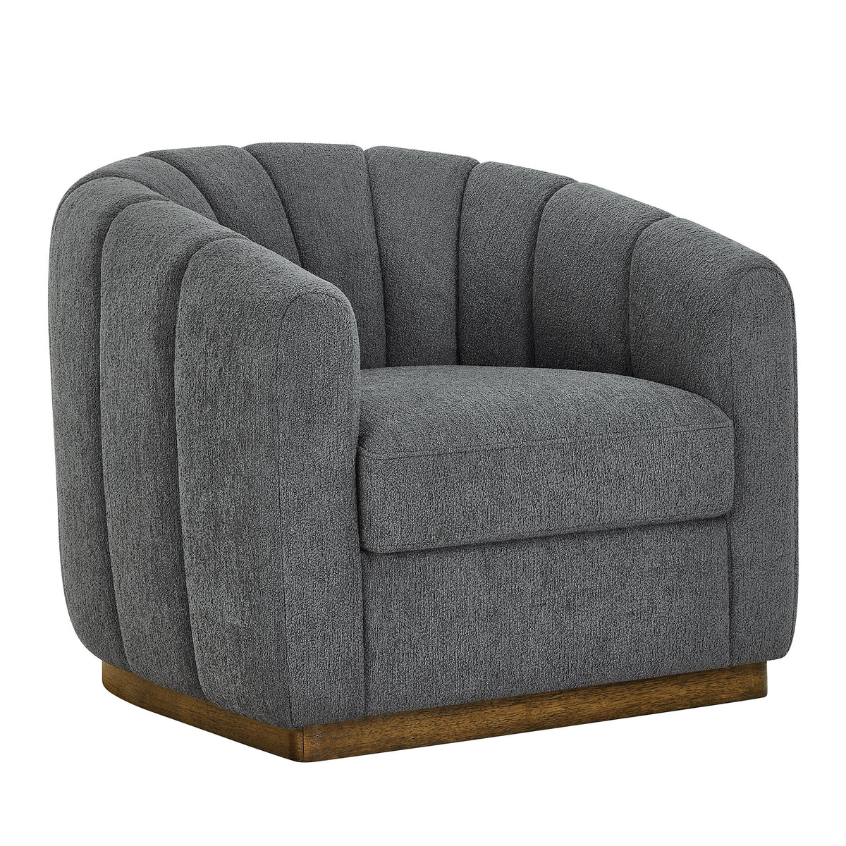 Better Homes & Gardens Lillian Accent Swivel Chair, Cream Linen