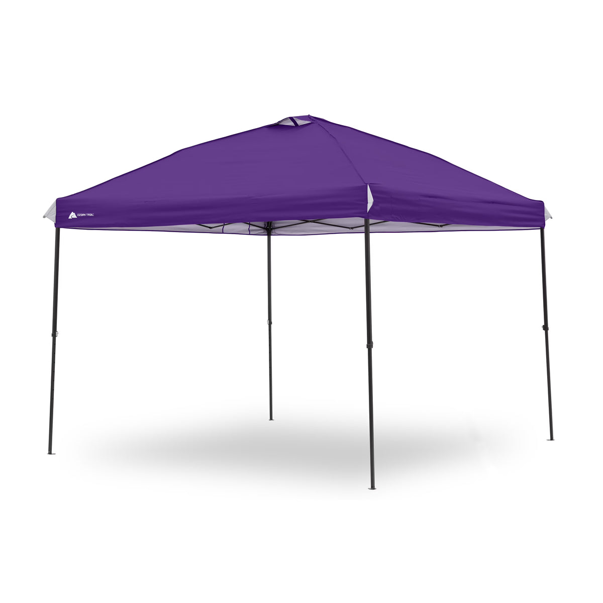 Ozark Trail 10x10 Instant Pop Up Canopy Tent with Simple Push Setup �?Straight Leg Pop-Up Tent for Tailgating, Camping & Events, White