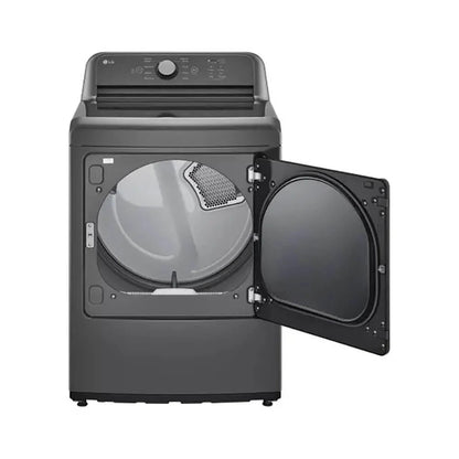 LG DLE6100M 7.3 Cu. Ft. Monochrome Gray Front Load Smart Electric Dryer