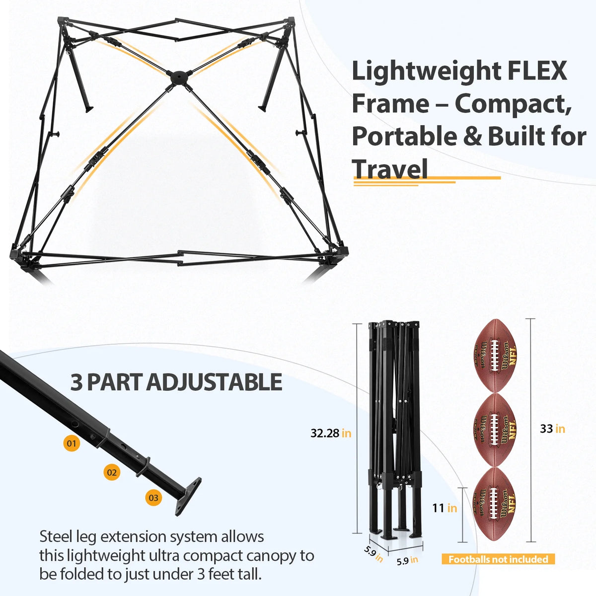 EAGLE PEAK Flex Ultra Compact 4 ft x 4 ft Pop-up Changing Room Canopy, Portable Privacy Cabana