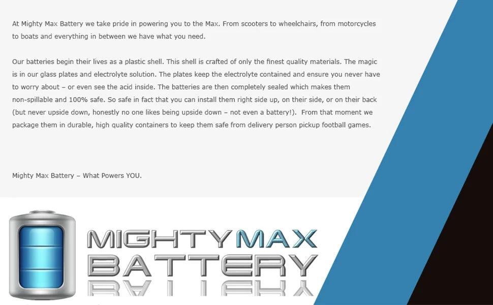 ML35-12 - 12V 35AH Battery for Pride Jazzy Select Electric Wheelchair - 2 Pack