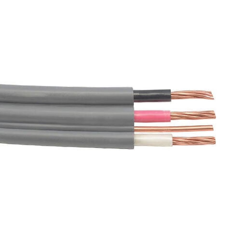 100' 8/3 UF-B Wire Copper Underground Feeder Cable With Ground Gray 600V