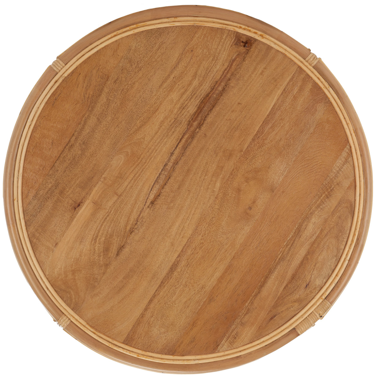 SAFAVIEH Modern Round Rattan Coffee Table, Natural