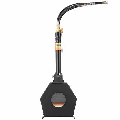 Choco Moon Propane Forge Portable Double Burner Tool, Large Capacity Blacksmith Farrier Forge, Mini Furnace Blacksmithing Kit, Gas Forging Tools Equipment, 2 Burner Forge, Black