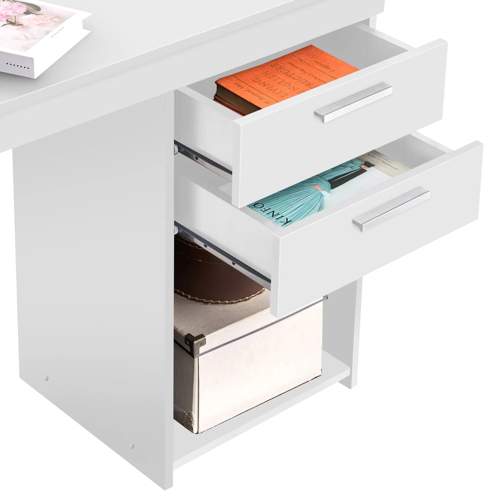Techni Mobili Home Office Computer Desk with Storage, Espresso