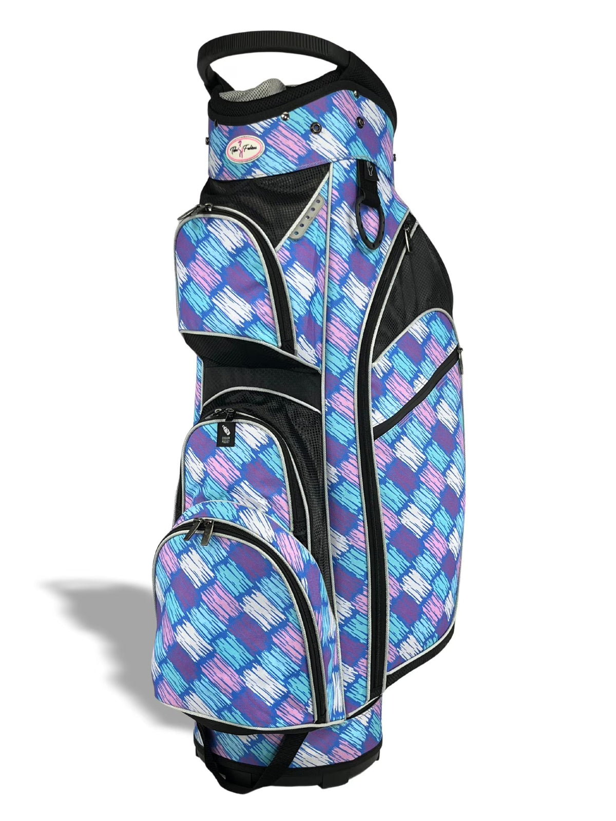 Womens Golf - Taboo Fashions 14 Way Lightweight Ladies Cart Bag (Posh Pink)