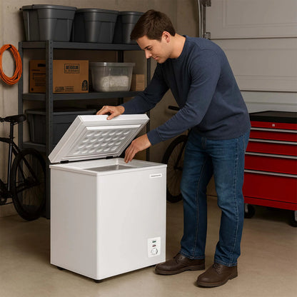 Frigidaire, 2.1 Cu. Ft. Chest Freezer, White