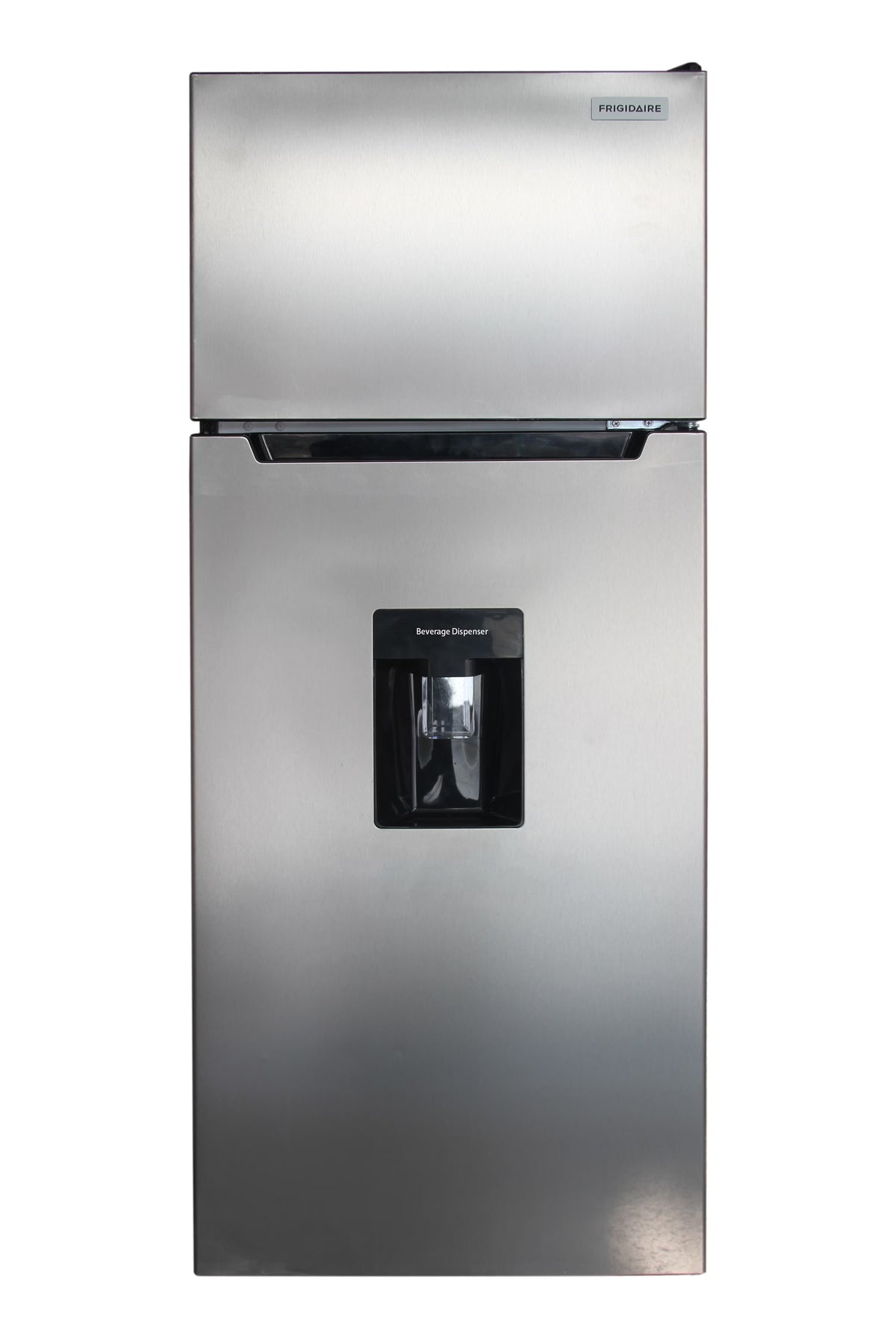 Frigidaire, 7.3 Cu. Ft. Top Mount Refrigerator, Integrated Beverage Dispenser,Platinum