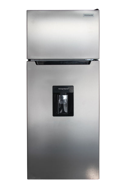 Frigidaire, 7.3 Cu. Ft. Top Mount Refrigerator, Integrated Beverage Dispenser,Platinum