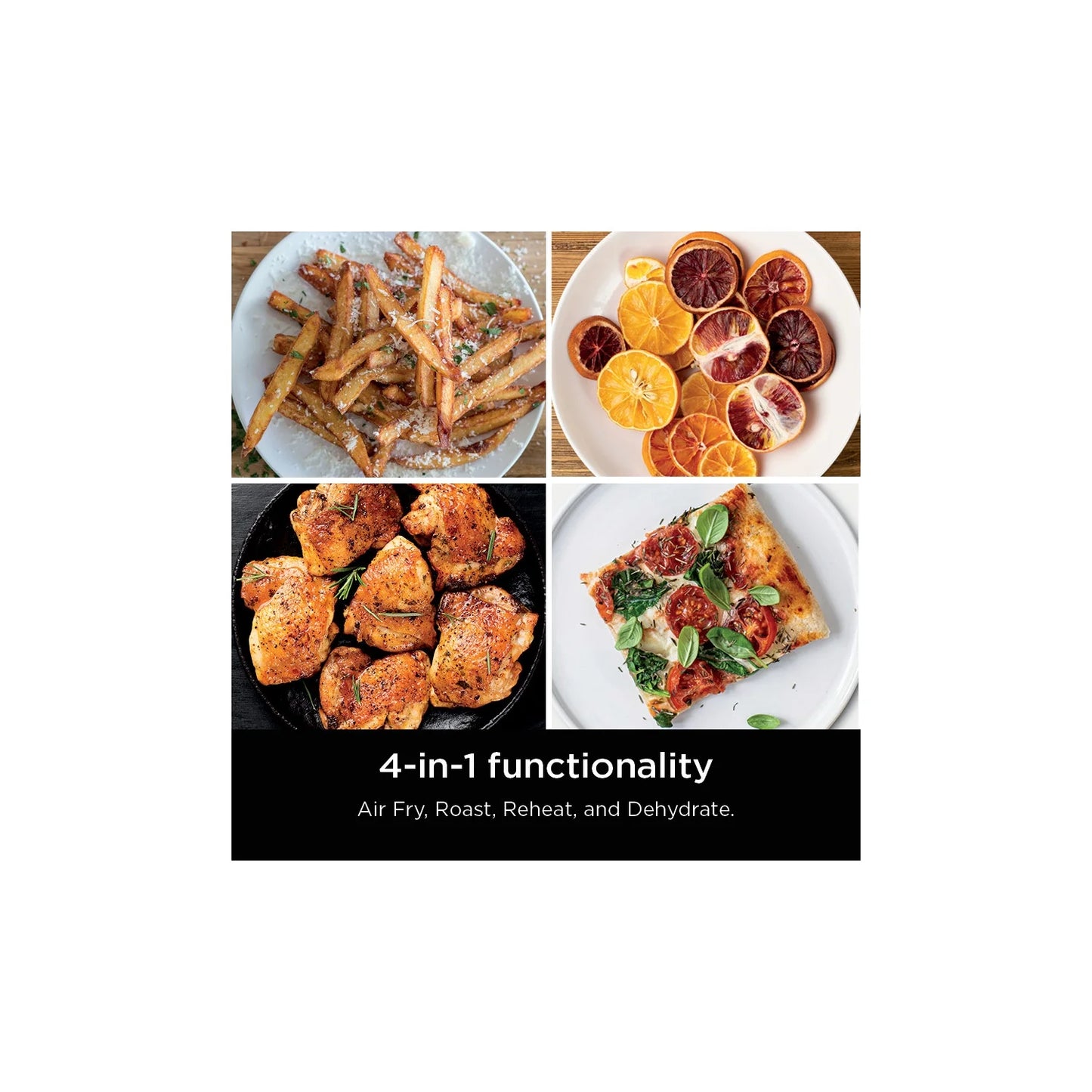 Ninja DoubleStack XL 2-Basket Air Fryer, DoubleStack Technology Cooks 4 Foods at Once, Space Saving Design, 10 QT, 4-in-1, Smart Finish & Match Cook, SL400