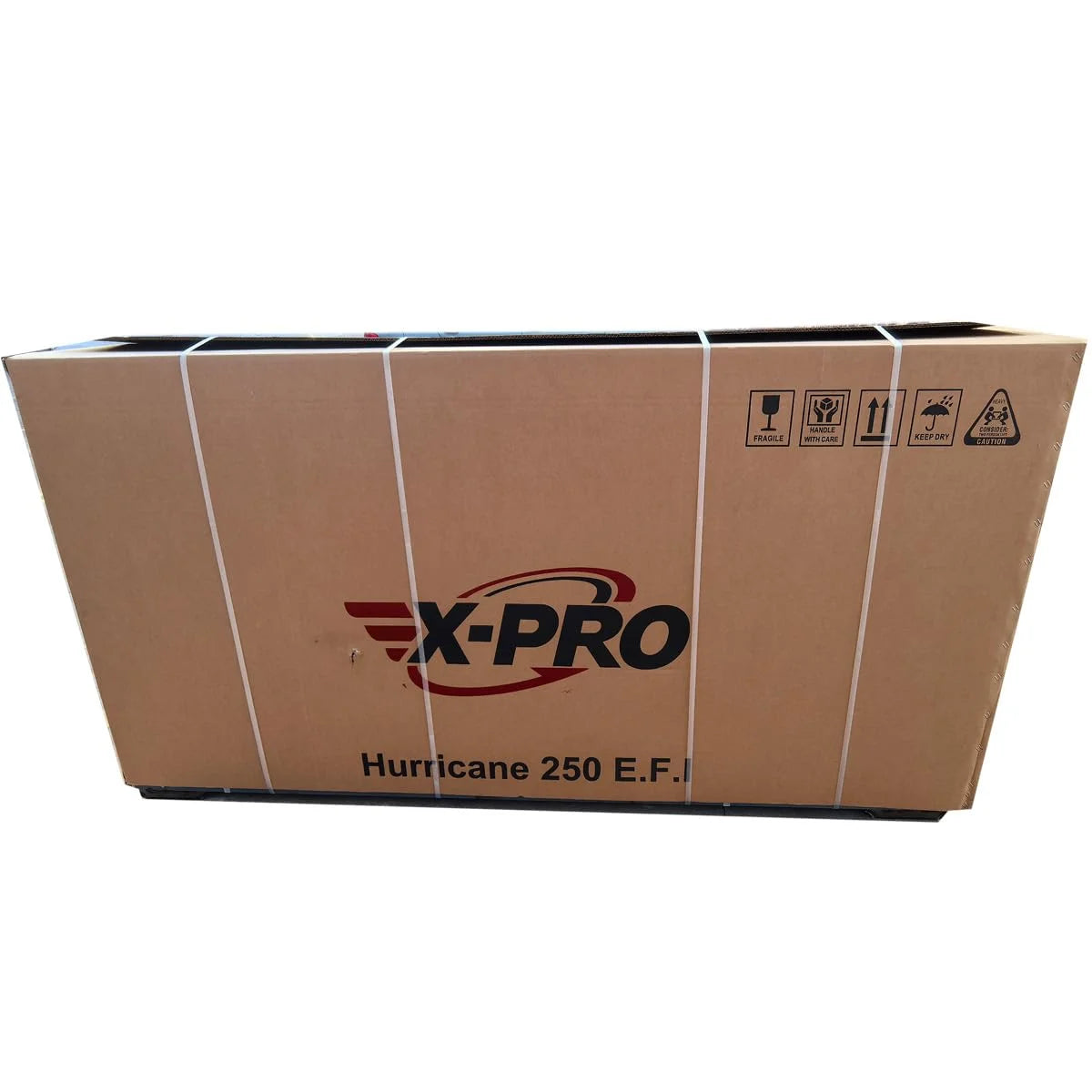 X-Pro Hurricane 250 Electronic Fuel Injection Gas Motorcycle with 6-Speed Manual Transmission, Electric Start! 17" Wheels! Assembled In Crate!