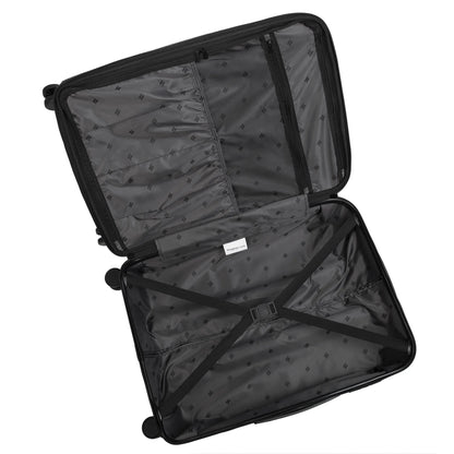 it luggage Legion 28" Hardside Checked 8 Wheel Expandable Spinner Luggage, No TSA Lock, Asphalt Black