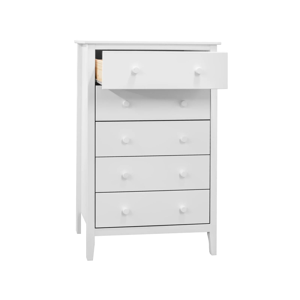 Adeptus Solid Wood Easy Pieces 4 Drawer Chest of Drawers - White