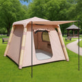 Inflatable Tents for Camping, 3-4 Person Glamping Inflatable Tents for Camping with Rainfly&Mosquito Screen