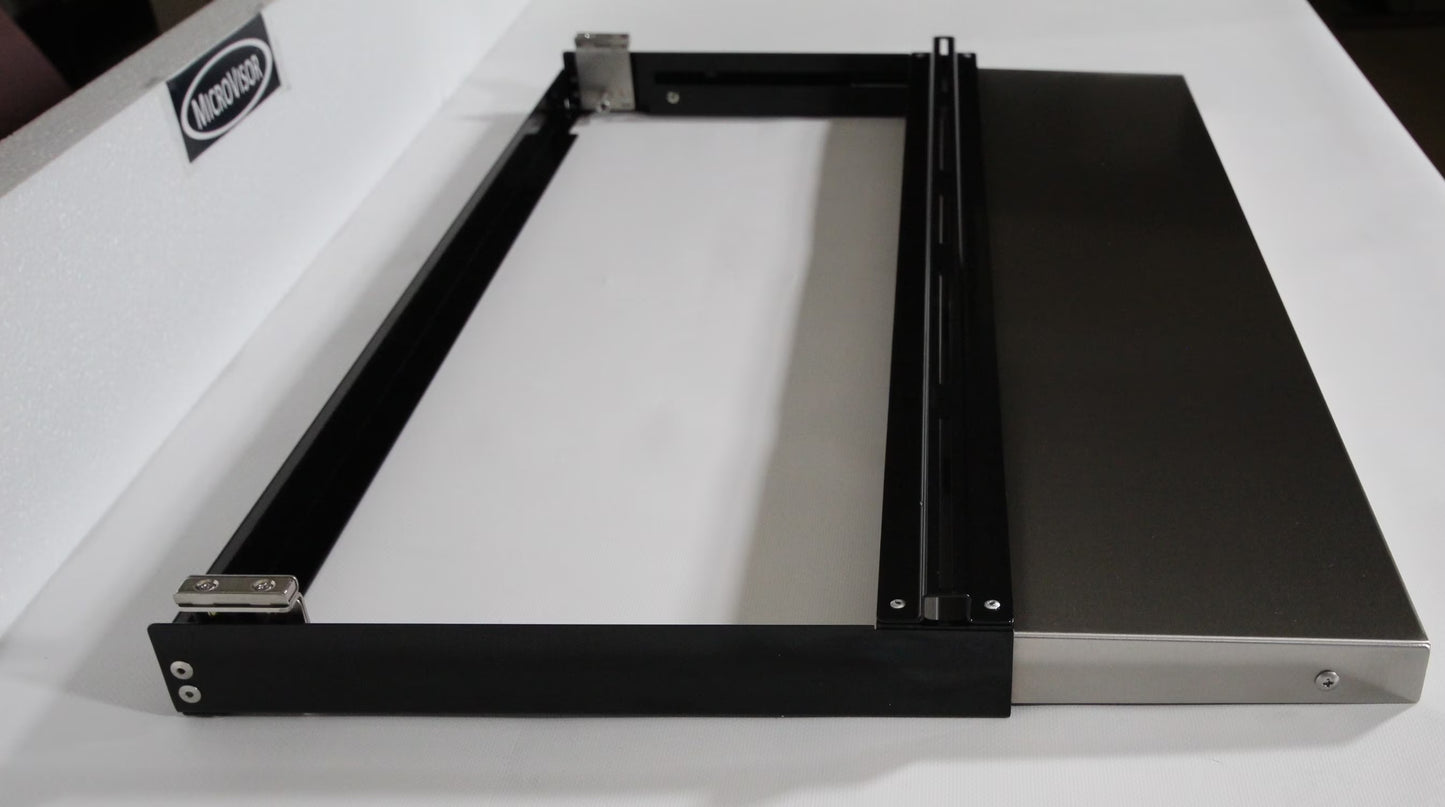 MICROVISOR Retractable Extension Hood Stainless Steel