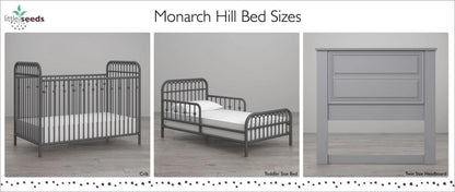 Little Seeds Monarch Hill Ivy Metal Toddler Bed, Gold