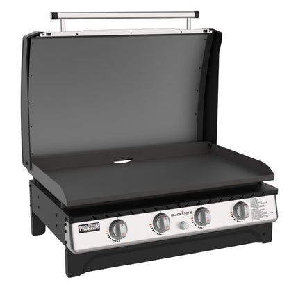 Blackstone Pro Series 4-Burner 36" Propane Omnivore Drop-in Outdoor Griddle with Hood