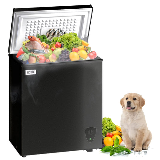 WANAI 3.5 Cu.ft Freezer, Chest Freezer, Deep Freezer with Top Open Door