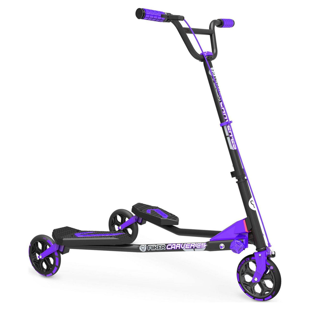 Yvolution Y Fliker C5. Foldable Drift Swing Scooter Kids Age 9+ Years. Purple. Unisex. Weight 24lbs