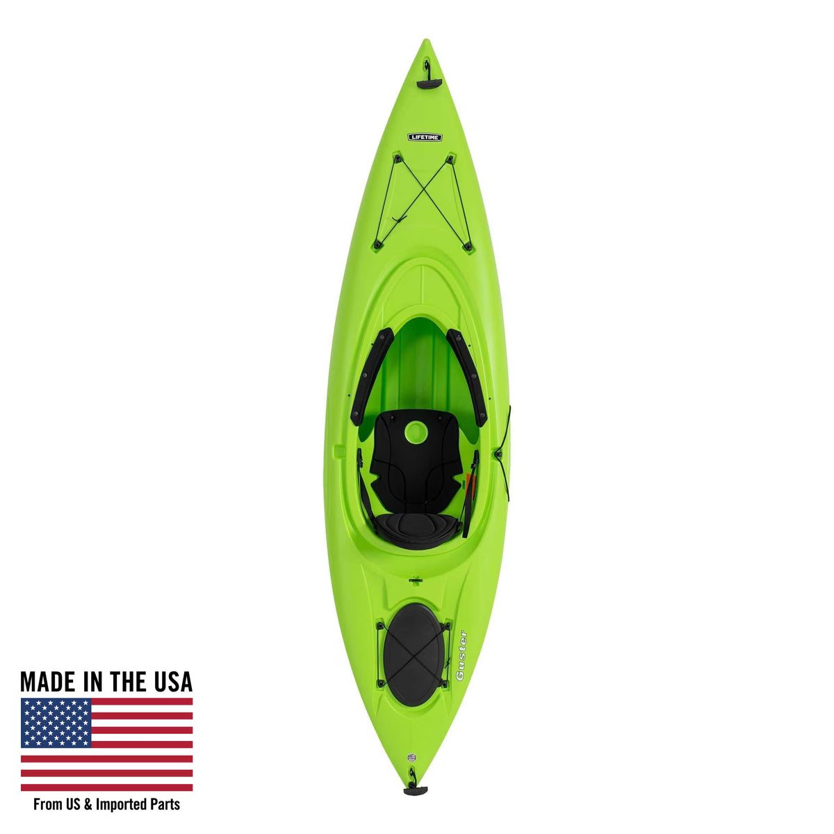 Lifetime Guster 10 Sit-Inside Kayak- Lime Green (90527)