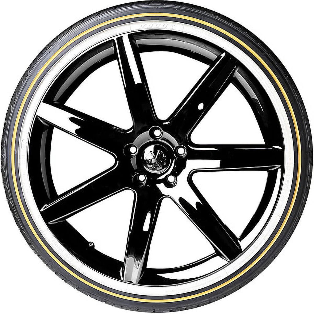 Set of 4 Vogue Custom Built Radial VIII 215/55R17 98V XL White/Gold Sidewall Tires 0.3206.604 / 215/55/17 / 2155517 Fits: 2011-15 Chevrolet Cruze Eco, 2012-14 Toyota Camry Hybrid XLE