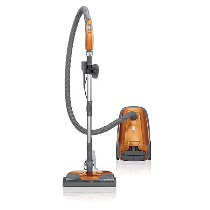 Kenmore 81214 200 Series Pet Friendly Lightweight Bagged Canister Vacuum with HEPA, 2 Motor System, and 3 Cleaning Tools-Orange