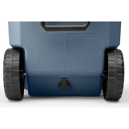 Coleman 316 Series 62QT Hard Chest Wheeled Cooler, Lakeside Blue