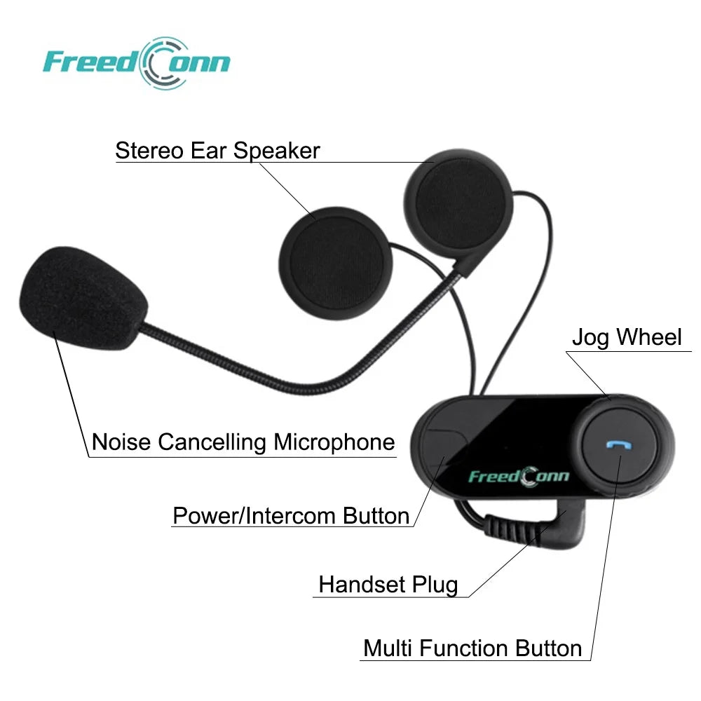 1Storm Dual Sport Helmet Motorcycle HGXP14A Full Face Motocross Off Road Bike + Motorcycle Bluetooth Headset: Matt Black