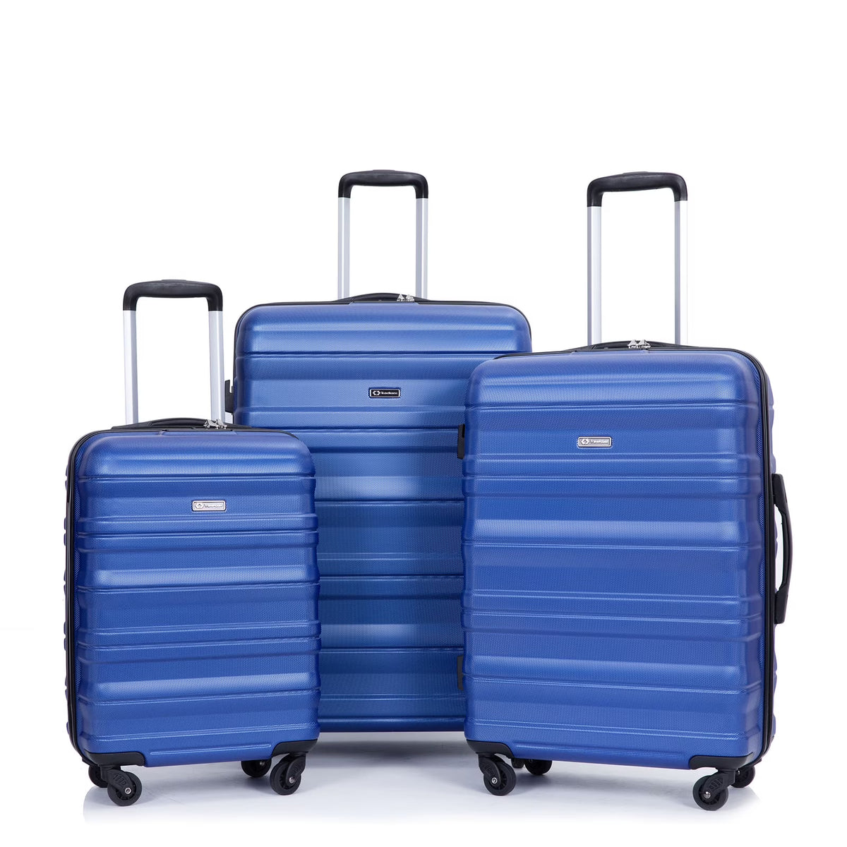 Tripcomp Hardside Luggage Set 3-Piece Set (21/25/29) Lightweight Suitcase 4-Wheeled Suitcase Set(Purple)