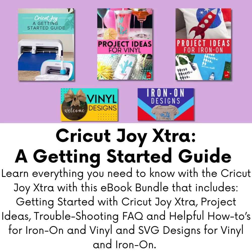 Cricut Joy Xtra Die-Cutting Machine Sticker Edition Bundle, White- New Walmart Exclusive