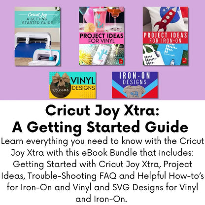 Cricut Joy Xtra Die-Cutting Machine Sticker Edition Bundle, White- New Walmart Exclusive