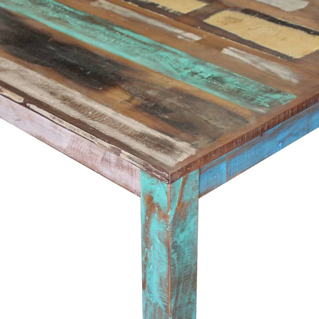 vidaXL Dining Table Kitchen Table Home Dining Room Table Solid Reclaimed Wood