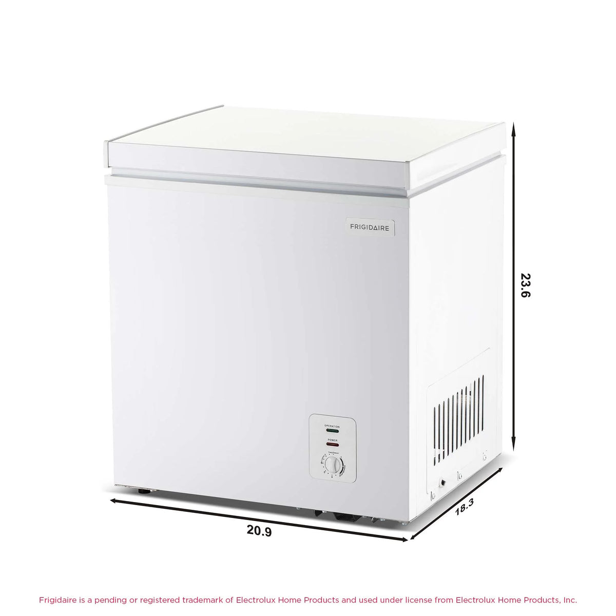 Frigidaire, 2.1 Cu. Ft. Chest Freezer, White