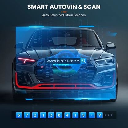 ANCEL Car Diagnostic Scan Tool, Engine ABS SRS Transmission Diagnostic Scanner, OBD2 Scanner Code Reader with 7 Resets, ABS Bleeding, BMS SAS Oil Reset, Lifetime Free Update, Online Customer Service