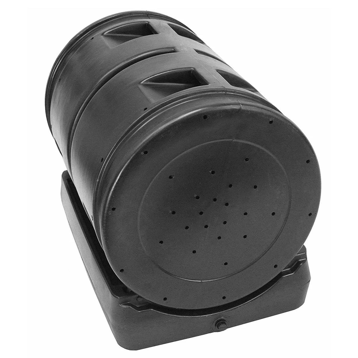 Good Ideas Compost Wizard Outdoor Dual Tumbler Compost Container, Black
