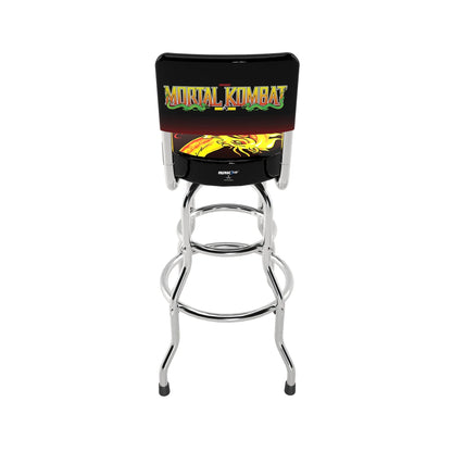 Arcade1UP Midway Legacy Mortal Kombat High Back, Adjustable Height, Video Game Stool with Swiveling Padded Seat, Orin Edition