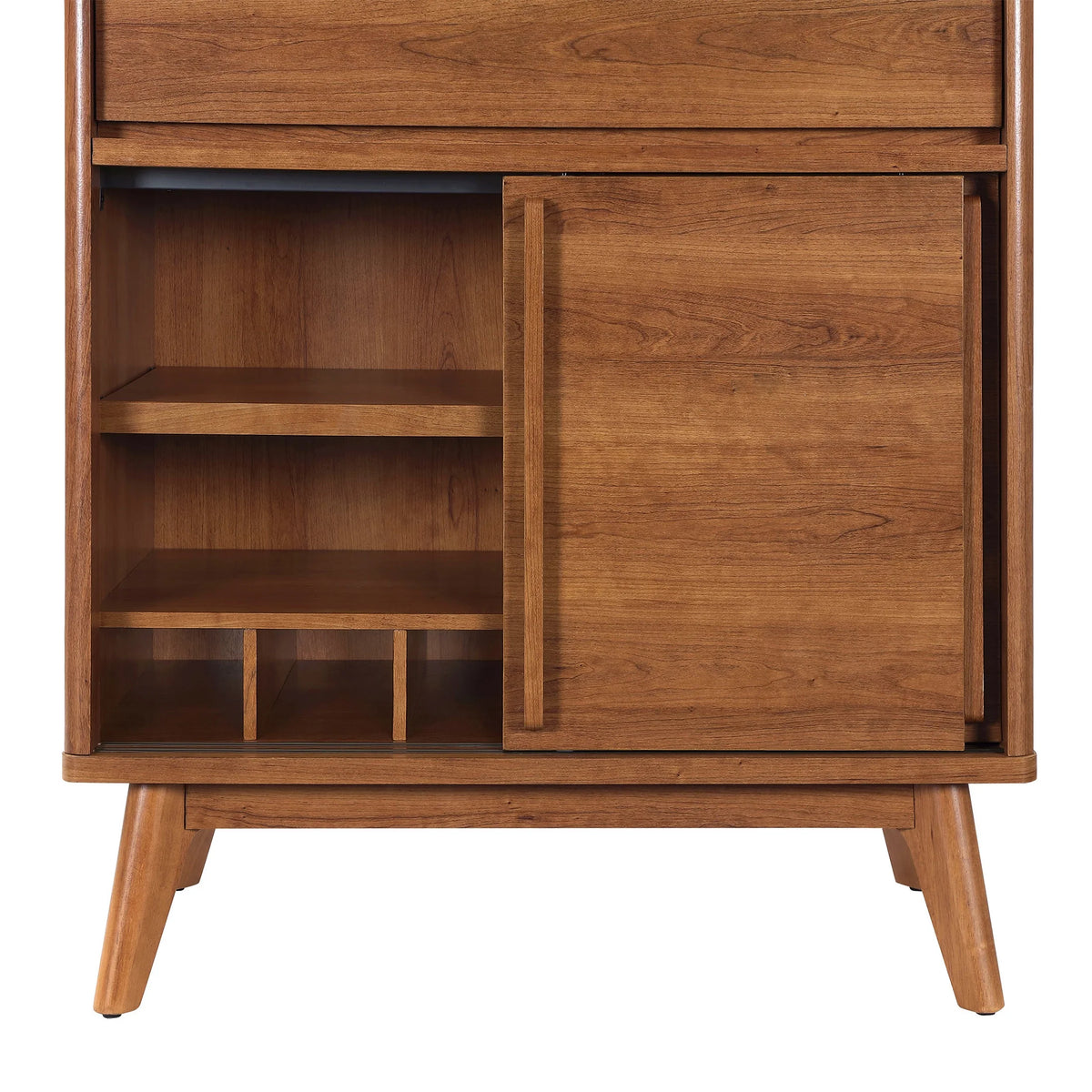 Better Homes & Gardens Greyson Bar Cabinet, Acorn Finish