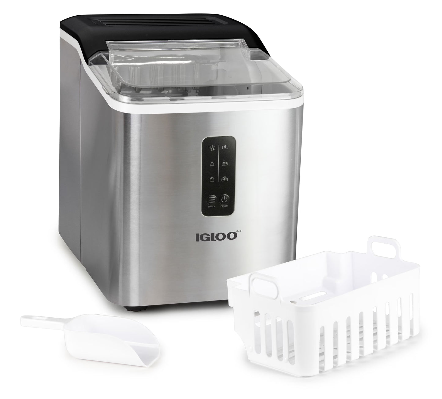 Igloo Automatic Ice Machine Self Cleaning Countertop Ice Maker for Water Bottle & Drinks, Aqua