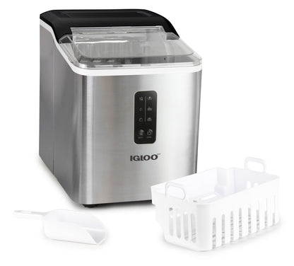 Igloo Automatic Ice Machine Self Cleaning Countertop Ice Maker for Water Bottle & Drinks, Aqua