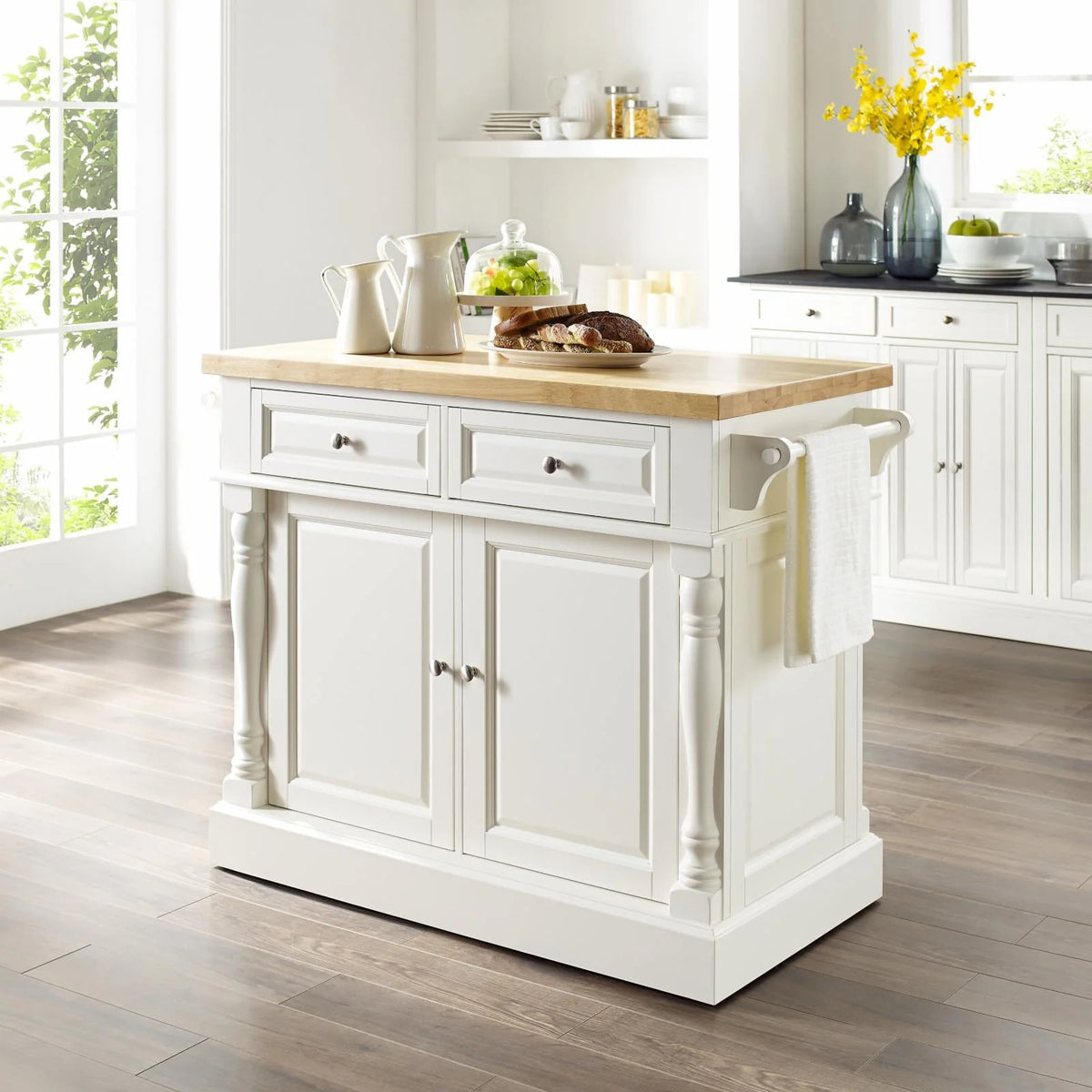 Crosley Butcher Block Top Kitchen Island