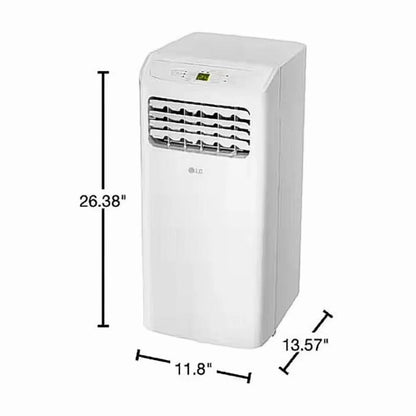 LG 6,000 BTU Portable Air Conditioner with Dehumidifier, LCD Remote, Cools 250 Sq. Ft, 3-in-1 AC, Fan, & Dehumidifier �C Easy Setup & Washable Filter